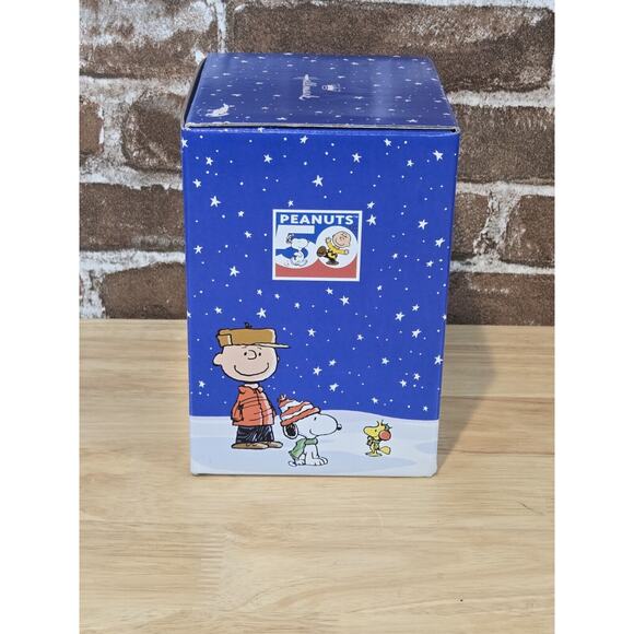 PEANUTS Christmas 50th Anniversary Musical Snow Globe Hallmark Holidays in BOX - Picture 2 of 11